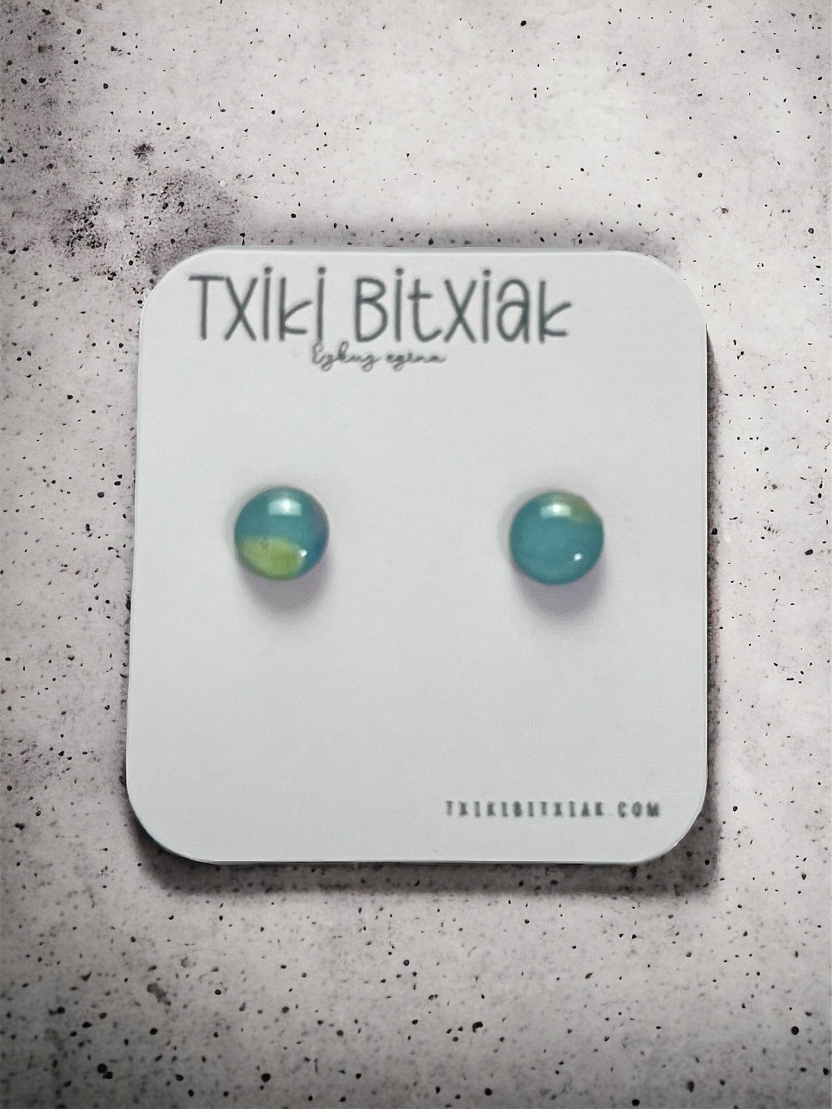 Pendientes tipo botón (stud) en acero inoxidable