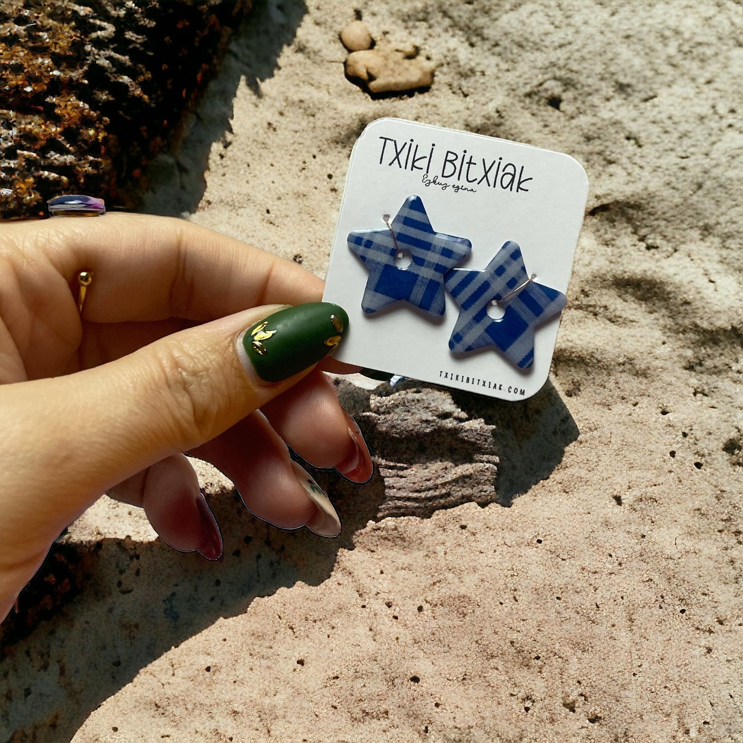 Zapi arrantzal Charms estrella para Pendientes de Aro (O lo que te apetezca si eres creativ@