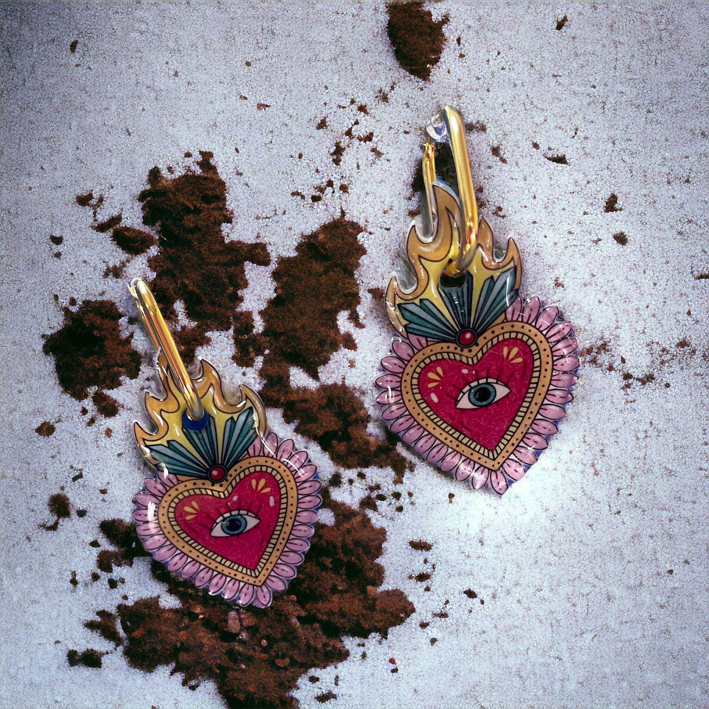 Milagrito mejicano Charms para Pendientes de Aro (O lo que te apetezca si eres creativ@)