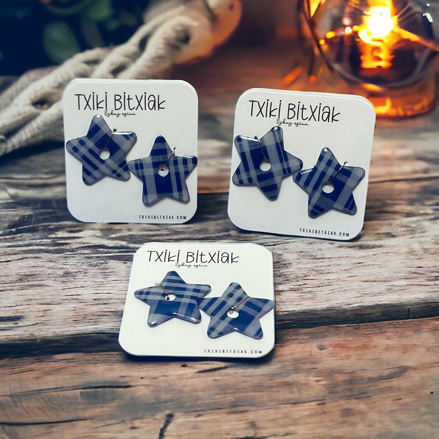 Zapi arrantzal Charms estrella para Pendientes de Aro (O lo que te apetezca si eres creativ@