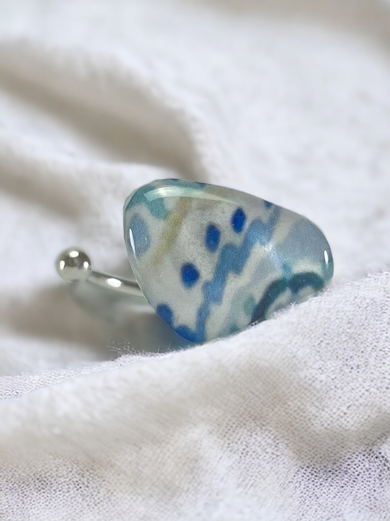 Anillo de acero y papel (tamaño ajustable)