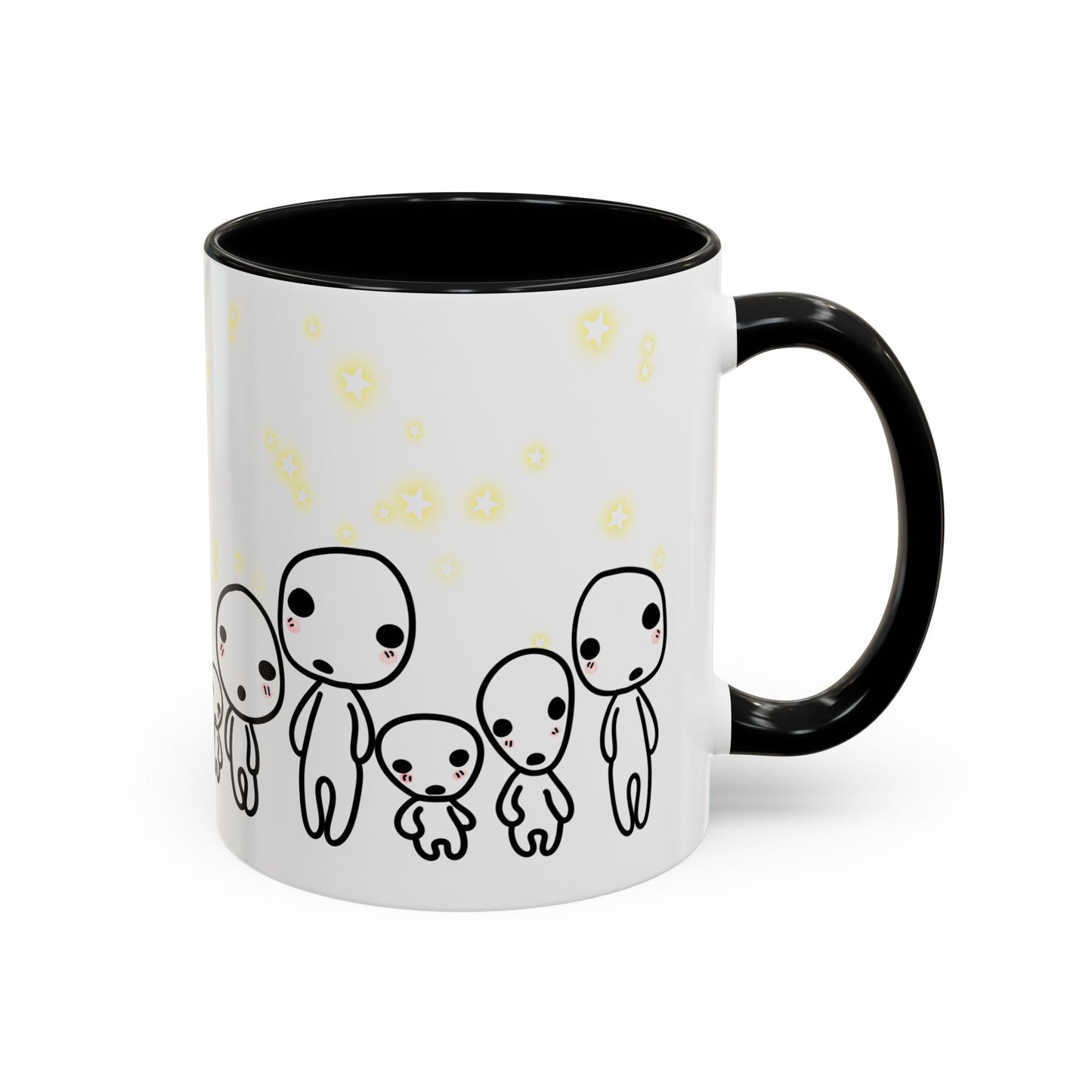 Taza de Kodamas de la Princesa Mononoke - Estudio Ghibli - Taza de Café de 11oz con Detalles Personalizados