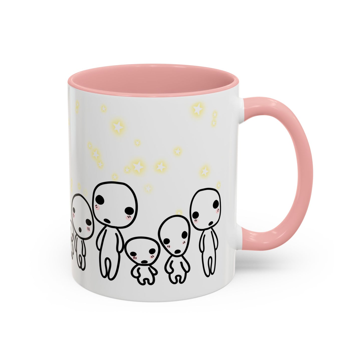 Taza de Kodamas de la Princesa Mononoke - Estudio Ghibli - Taza de Café de 11oz con Detalles Personalizados