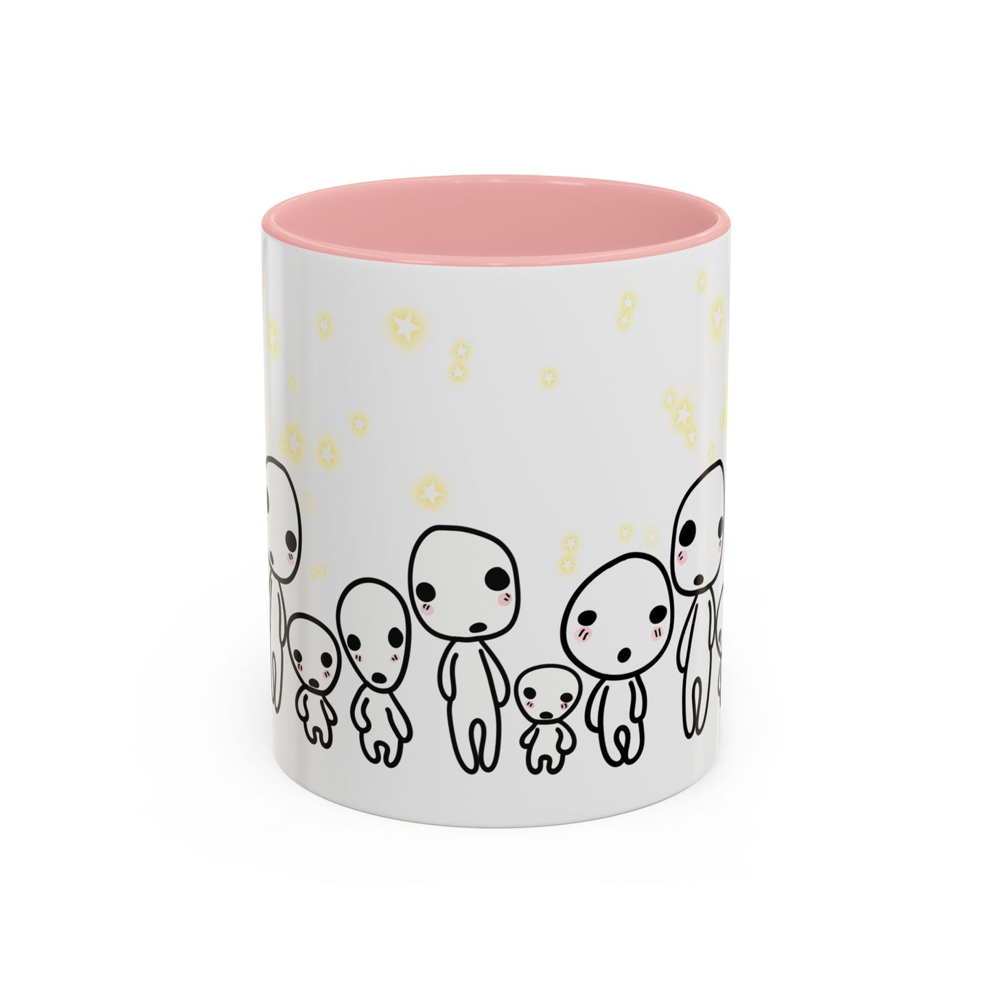 Taza de Kodamas de la Princesa Mononoke - Estudio Ghibli - Taza de Café de 11oz con Detalles Personalizados