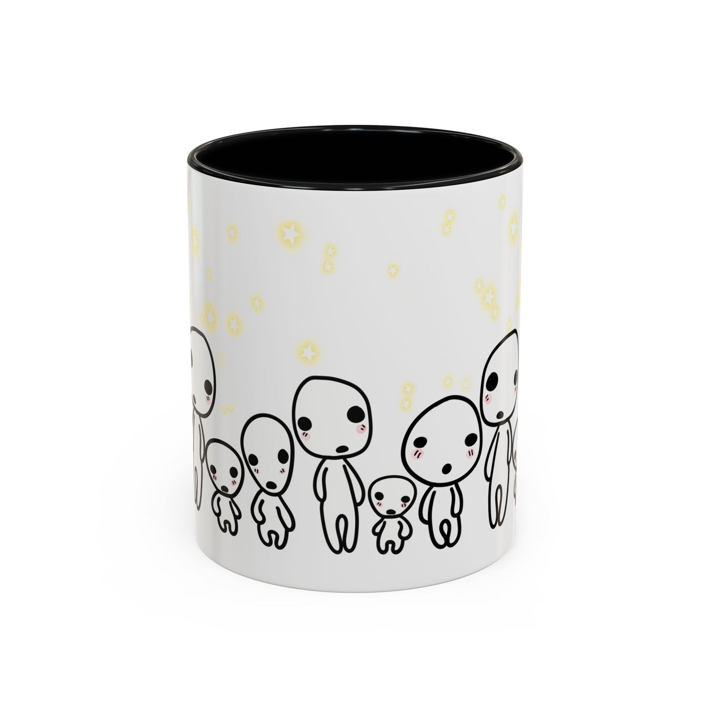 Taza de Kodamas de la Princesa Mononoke - Estudio Ghibli - Taza de Café de 11oz con Detalles Personalizados
