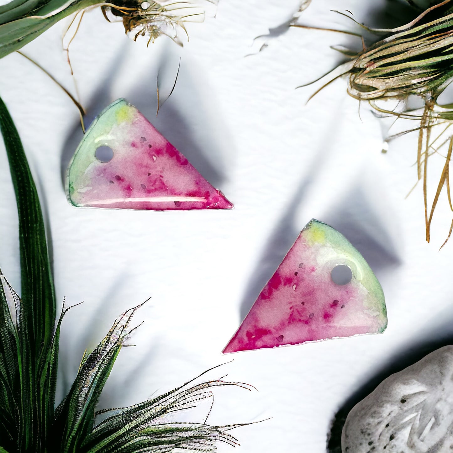Sandia Charms for Hoop Earrings (Or whatever you feel like if you are creative)