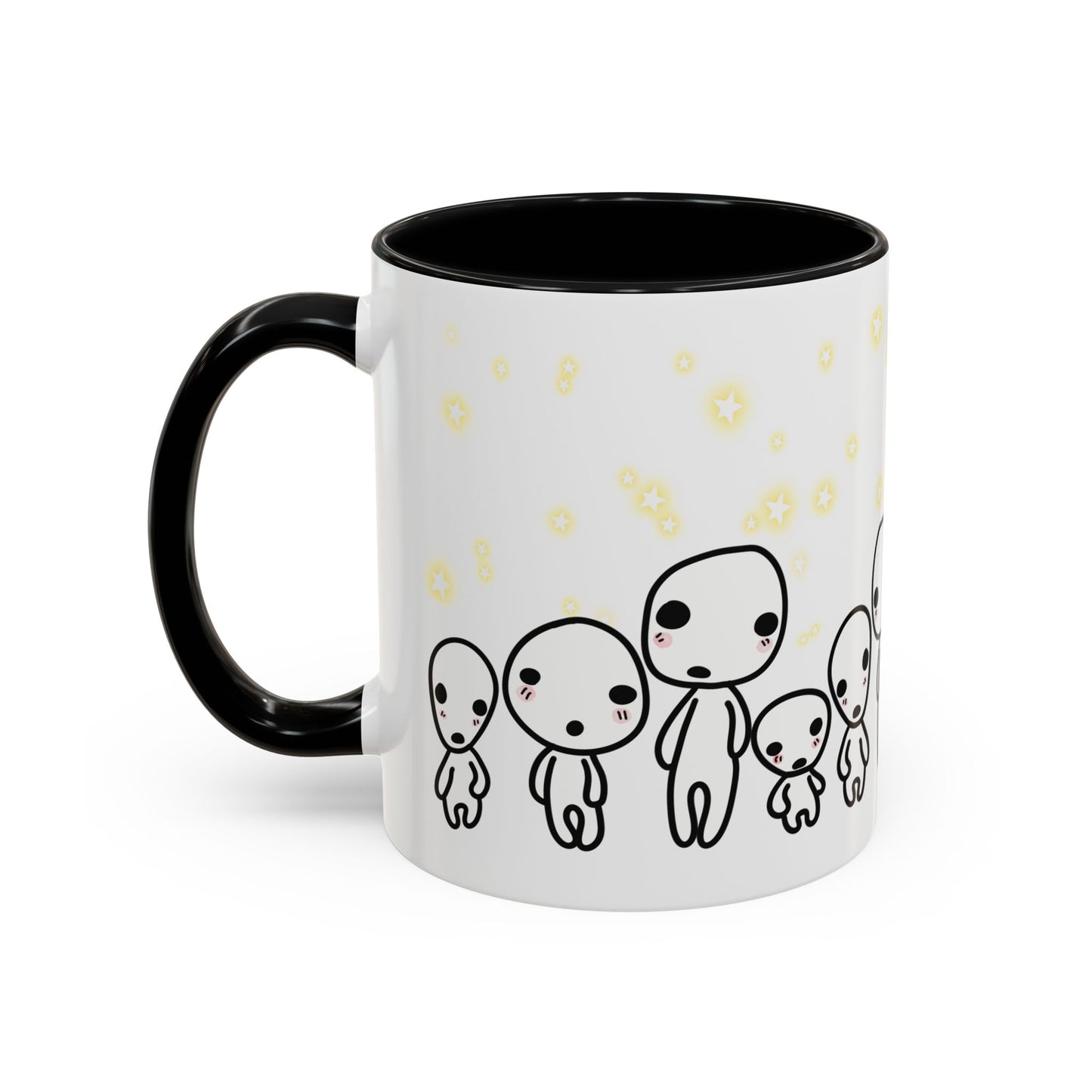 Taza de Kodamas de la Princesa Mononoke - Estudio Ghibli - Taza de Café de 11oz con Detalles Personalizados