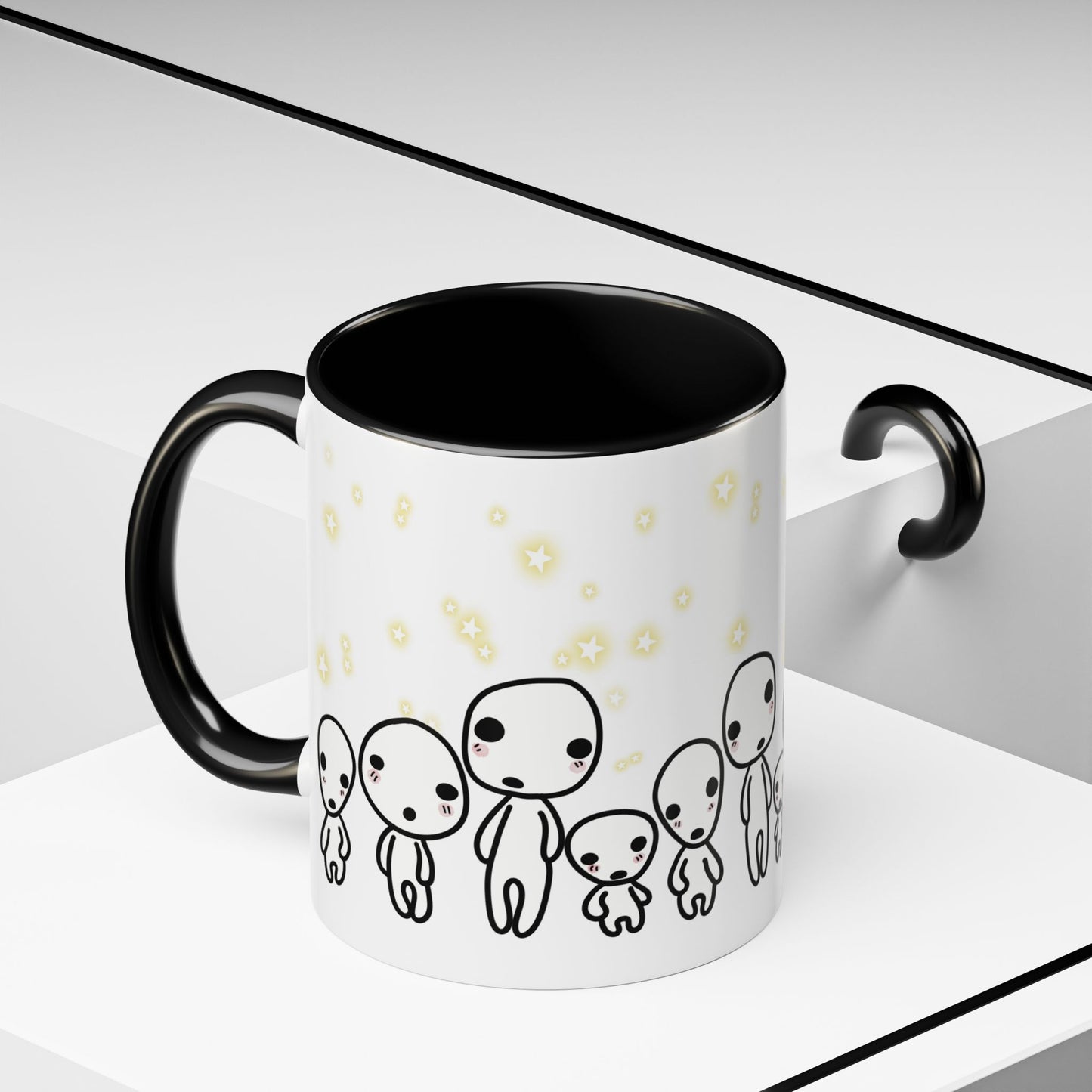 Taza de Kodamas de la Princesa Mononoke - Estudio Ghibli - Taza de Café de 11oz con Detalles Personalizados