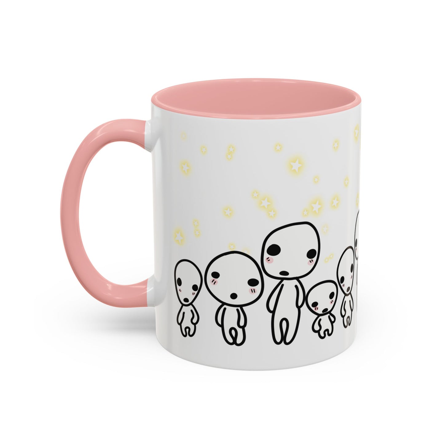 Taza de Kodamas de la Princesa Mononoke - Estudio Ghibli - Taza de Café de 11oz con Detalles Personalizados
