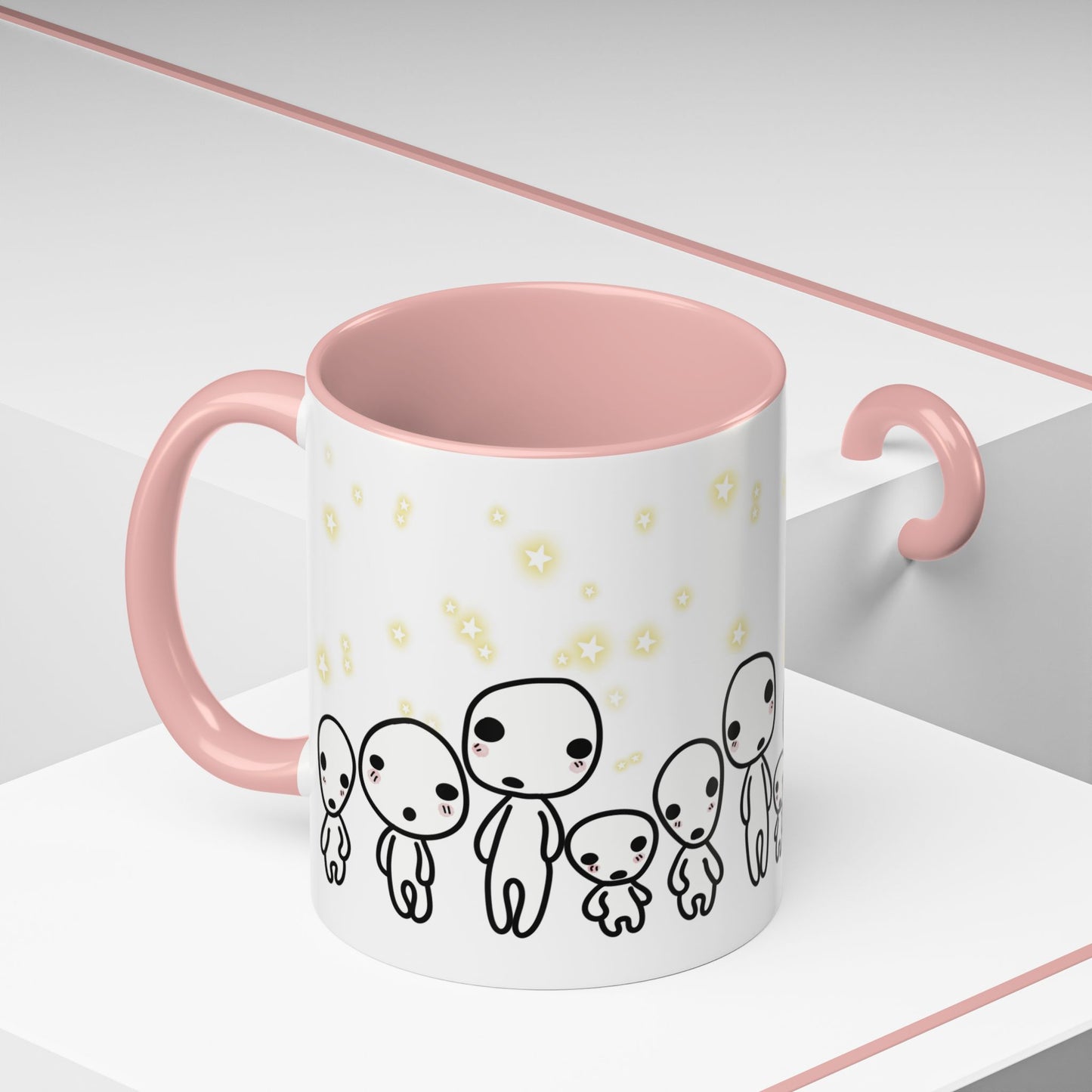 Taza de Kodamas de la Princesa Mononoke - Estudio Ghibli - Taza de Café de 11oz con Detalles Personalizados