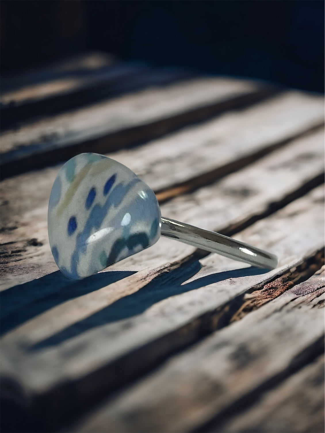 Anillo de acero y papel (tamaño ajustable)