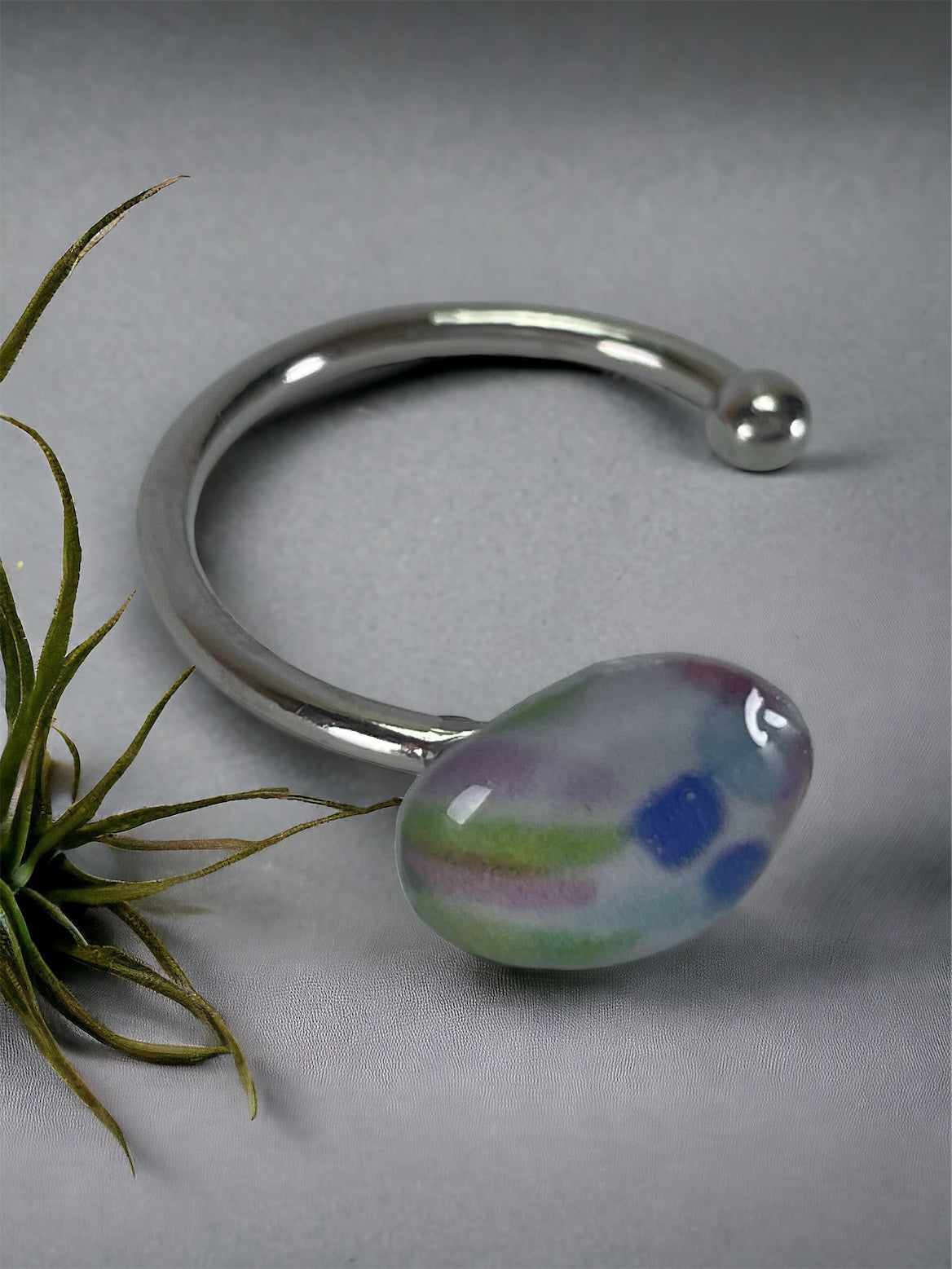 Anillo de acero y papel (tamaño ajustable)