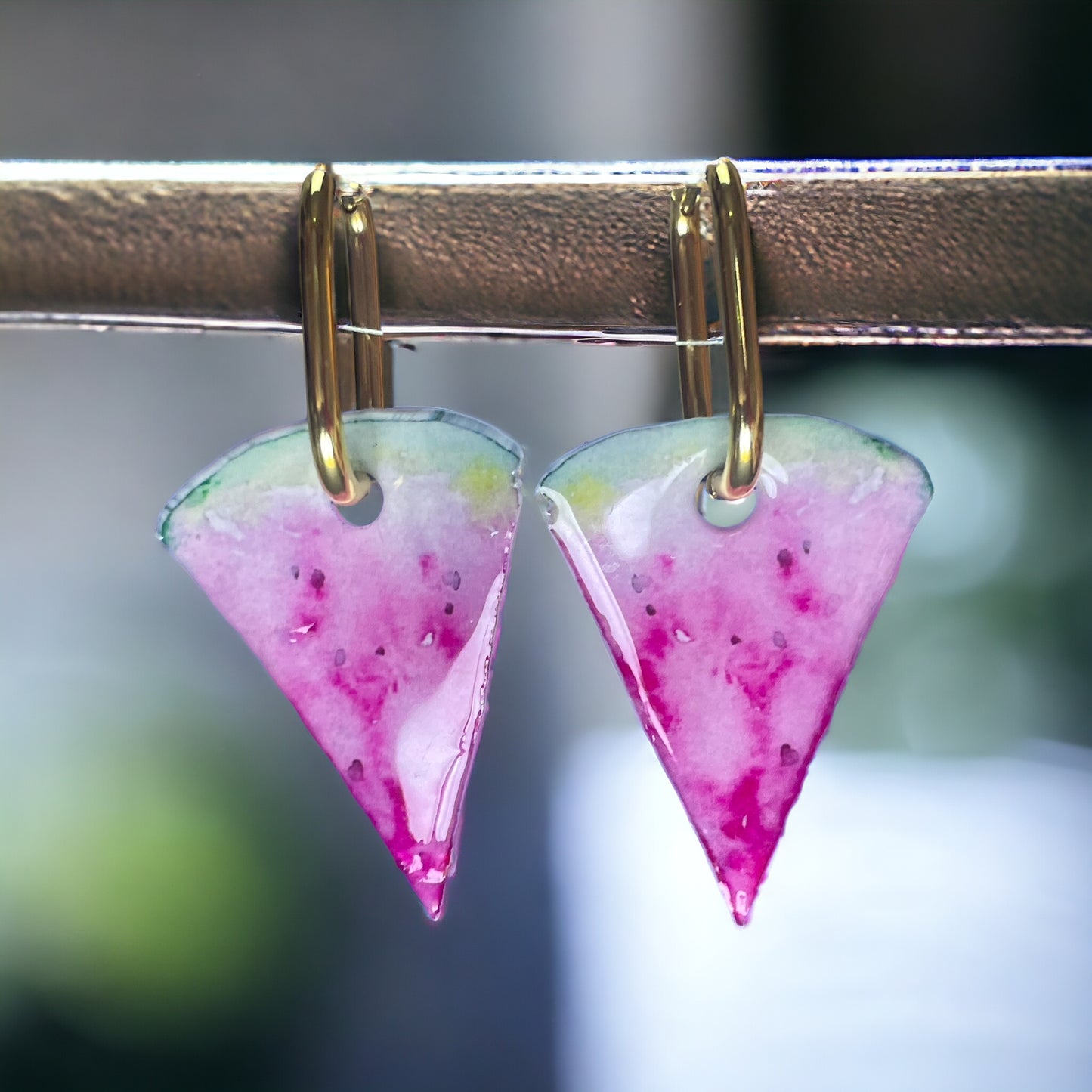 Sandia Charms for Hoop Earrings (Or whatever you feel like if you are creative)